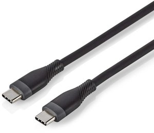 Kabel USB Nedis USB-C - USB-C 1.5 m Czarny (CCGB60820BK15) 3
