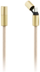 Kabel Guess CBDY 4G Charm USB-C/USB-C 150cm bezowy 2