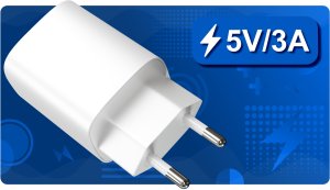 SZYBKA Ładowarka sieciowa USB TYP-C 3A PD 20W 3000mA KOSTKA + KABEL TYP-C 3