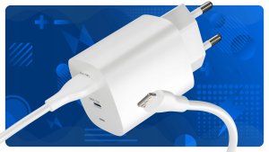 ZESTAW SZYBKA Ładowarka USB TYP-C 3A 20W 3000mA KOSTKA + KABEL do iPhone 6