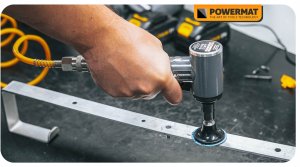 SZLIFIERKA POLERKA PNEUMATYCZNA 1/4" 6BAR ZESTAW FREZÓW PADÓW SZLIFIERSKICH 4