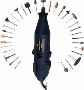 Falon-Tech Miniszlifierka 270W + wałek giętki + 400 akcesoriów 4