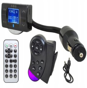 TRANSMITER FM SAMOCHODOWY SZYBKA ŁADOWARKA QC3.0 PD20W ZESTAW GŁOŚNOMÓWIĄCY 4