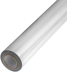 vidaXL Folia lustrzana Srebrny 90 x 1000 cm PET 6
