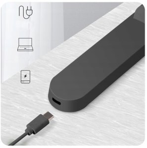 XO XO lampa magnetyczna LED YH08B 1200mAh czarna + pilot 8