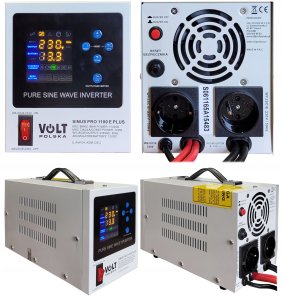 Przetwornica Volt Przetwornica VOLT POLSKA SINUSPRO 1100E PLUS 12/230V (700/1100W) [AGM, GEL, LiFePO4 6