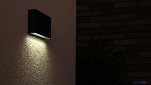Kinkiet Ledline Lauko sviestuvas AVIDE Sydney At-9002, LED 6W, 220-240V, 4000K, 366 lm, IP65, sieninis, juodos sp., 2
