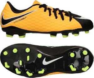 Nike Buty piłkarskie Jr Hypervenom Phelon III FG żółte r. 37.5 (852595 801) 1