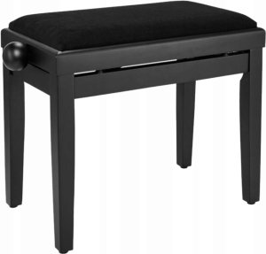 Thomann KB-15BM Piano Bench Velor, Black 2
