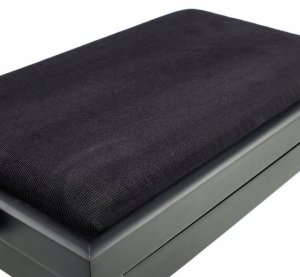 Thomann KB-15BM Piano Bench Velor, Black 7