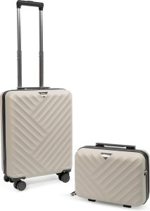 Feru Malibu 55cm Suitcase and Small Bag, Khaki 2