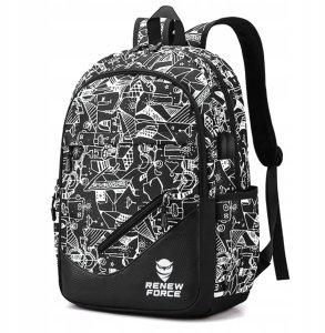 Plecak męski damski MIEJSKI TURYSTYCZNY do szkoły pracy na LAPTOPAUR-BP1 14