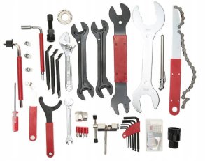 Verk Zestaw Narzędzi Kluczy Rowerowych Do Roweru 44Szt Skrzynka Z Narzędziami 3