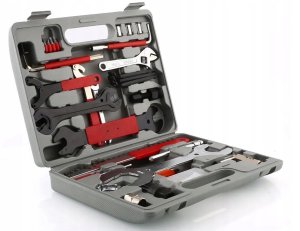 Verk Zestaw Narzędzi Kluczy Rowerowych Do Roweru 44Szt Skrzynka Z Narzędziami 4