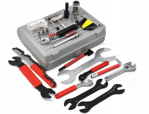 Verk Zestaw Narzędzi Kluczy Rowerowych Do Roweru 44Szt Skrzynka Z Narzędziami 7