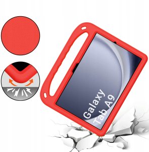 Etui FunColor do Samsung Galaxy Tab A9 8.7 (Czerwone) 3