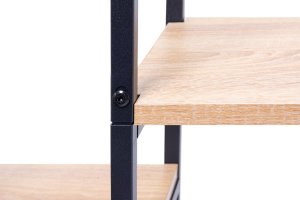 Kwietnik stojący metalowy PANORAMA 6 poziomowy – elegancki stojak na kwiaty i rośliny DĄB 2