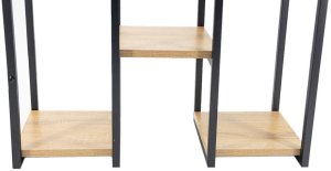 Kwietnik stojący metalowy PANORAMA 6 poziomowy – elegancki stojak na kwiaty i rośliny DĄB 3