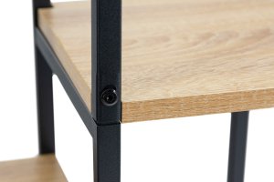 Kwietnik stojący metalowy PANORAMA 6 poziomowy – elegancki stojak na kwiaty i rośliny DĄB 8