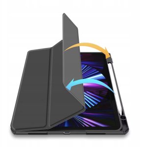 Etui Hard Crystal do iPad Air 13 Gen. 6 2024 (Czarne) 2