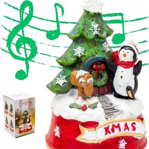 DEKORACJA ŚWIĄTECZNA GRAJĄCA PINGWIN 2