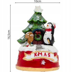 DEKORACJA ŚWIĄTECZNA GRAJĄCA PINGWIN 5