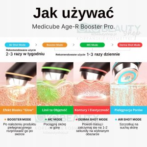 Medicube Age-R Booster Pro Ex Rožinė veido odos priežiūros aparatas 3