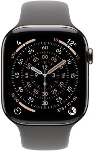 Smartwatch Apple Watch 11 GPS + Cellular 46mm Natural Titanium Sport Band S/M Grafitowy  (MFCW4ZR/A) 2