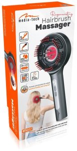 Masażer Media-Tech Masująca szczotka do włosów i skóry głowy REGENERATING HAIRBRUSH MASSAGER MT6537 3
