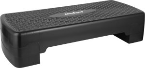 Step do aerobiku i ćwiczeń fitness, 3 stopnie, 68cm, czarny, REBEL ACTIVE 3