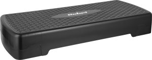 Step do aerobiku i ćwiczeń fitness, 3 stopnie, 68cm, czarny, REBEL ACTIVE 4
