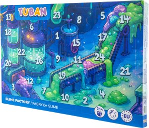 Kalendarz adwentowy TUBAN zestaw sensoryczny Fabryka Slime 2