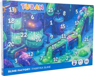 Kalendarz adwentowy TUBAN zestaw sensoryczny Fabryka Slime 3