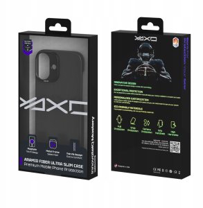 YAXO Etui na telefon Aramid Fiber Ultra Slim Case MagSafe iPhone 17 Dusty Black 5