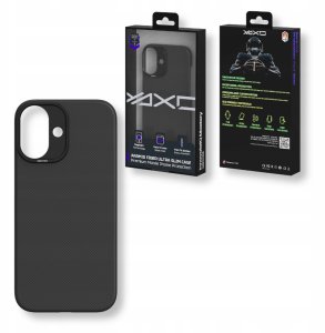 YAXO Etui na telefon Aramid Fiber Ultra Slim Case MagSafe iPhone 17 Dusty Black 6