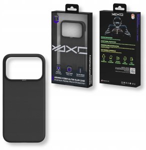 YAXO Etui na telefon Aramid Fiber Ultra Slim Case MagSafe iPhone 17 Pro Max Dusty Black 6