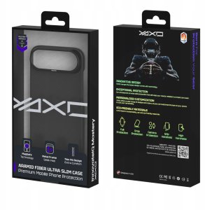 YAXO Etui na telefon Aramid Fiber Ultra Slim Case MagSafe iPhone 17 Air Dusty Black 5
