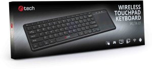 Klawiatura C-Tech C-TECH WLTK-01 klawiatura Uniwersalne RF Wireless czeski, słowacki Czarny 2