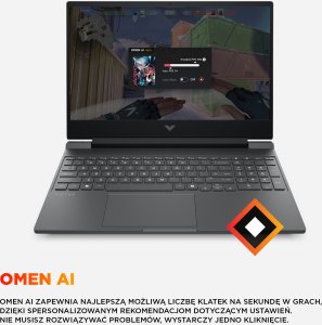 HP Victus Gaming Laptop 15-fb3041nw AMD Ryzen 5 39,6 cm (15.6") Full HD 16 GB DDR5-SDRAM NVIDIA GeForce RTX 5050 Wi-Fi 6 (802.11ax) Free DOS AI PC Czarny 18