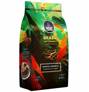 Kawa Ziarnista ZESTAW 2KG Crema + Brazil 100% Arabica Świeżo Wypalona 3