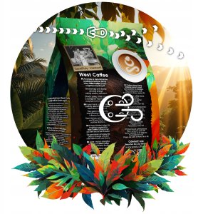 Kawa Ziarnista ZESTAW 2KG Crema + Brazil 100% Arabica Świeżo Wypalona 6