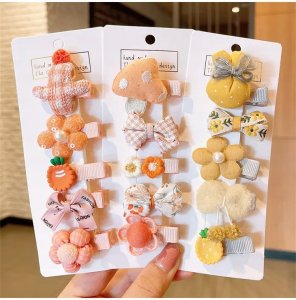 Zestaw Spinek do włosów Dziewczęcy Różowe XXXIII 3