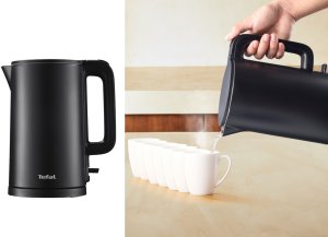 Electric, stainless steel kettle TEFAL KO1408E0, black, 1.5 l 2