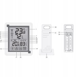 Stacja pogody LOGIT EN8822C 7