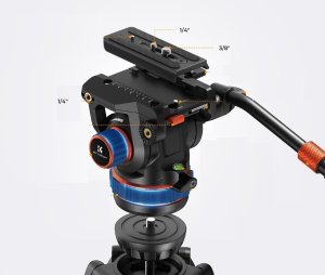 Monopod Profesjonalny Statyw Filmowy do Filmowania VIDEO Głowica Olejowa K&F192cm / KF09.148V1 4