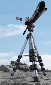 Statyw Fotografcizny Foto 155cm Aparat Kamera + Uchwyt Telefon / Ulanzi TT39 7