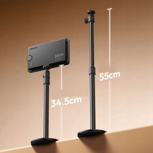 Statyw Biurkowy na Biurko Stół 1/4'' 55cm do Lamp LED Vlog Streaming / Ulanzi / TT-65 6