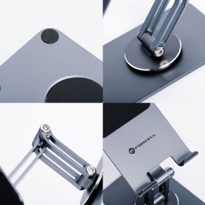 FORCELL F-GRIP Fold Stand 2 360 uchwyt biurkowy szary 2