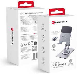 FORCELL F-GRIP Fold Stand 2 360 uchwyt biurkowy szary 3