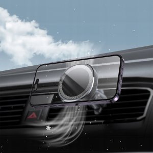 Uchwyt samochodowy MAGNETYCZNY na telefon do telefonu iphone MAGSAFE kratki MAG-HO1 4